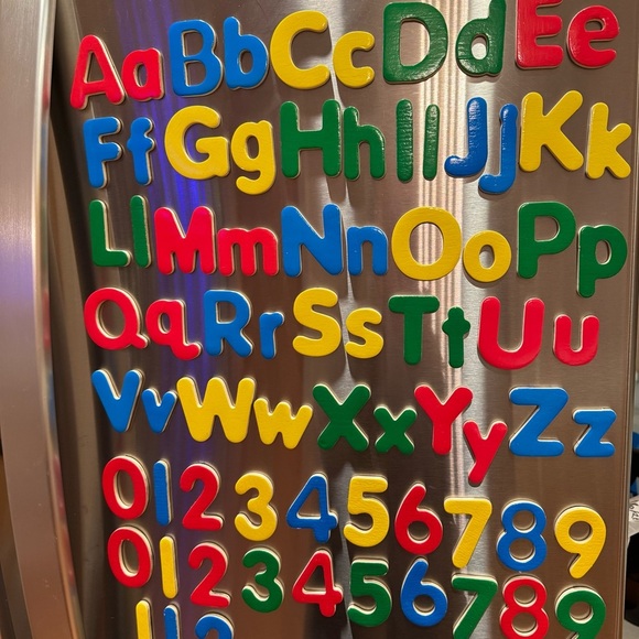 Magnetic Alphabet For Fridge Kids Learning Activity Colorful Magnetic Alphabet - Picture 6 of 6